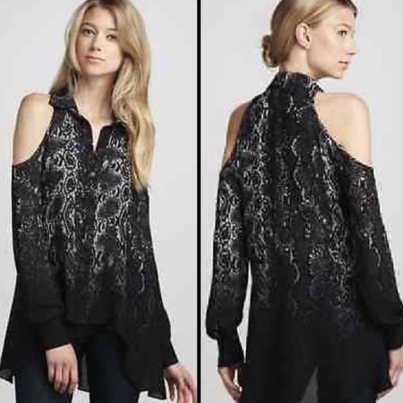 Parker snake ombré cold shoulder tunic - Picture 2 of 9